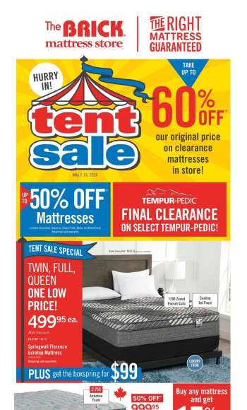 thumbnail - The Brick flyer - Tent Sale