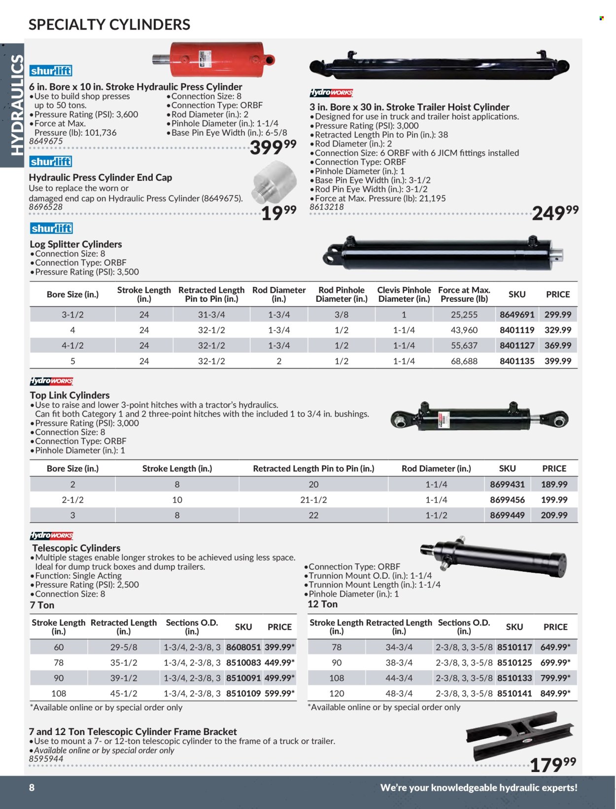 thumbnail - Princess Auto Flyer - Sales products - log splitter. Page 10.