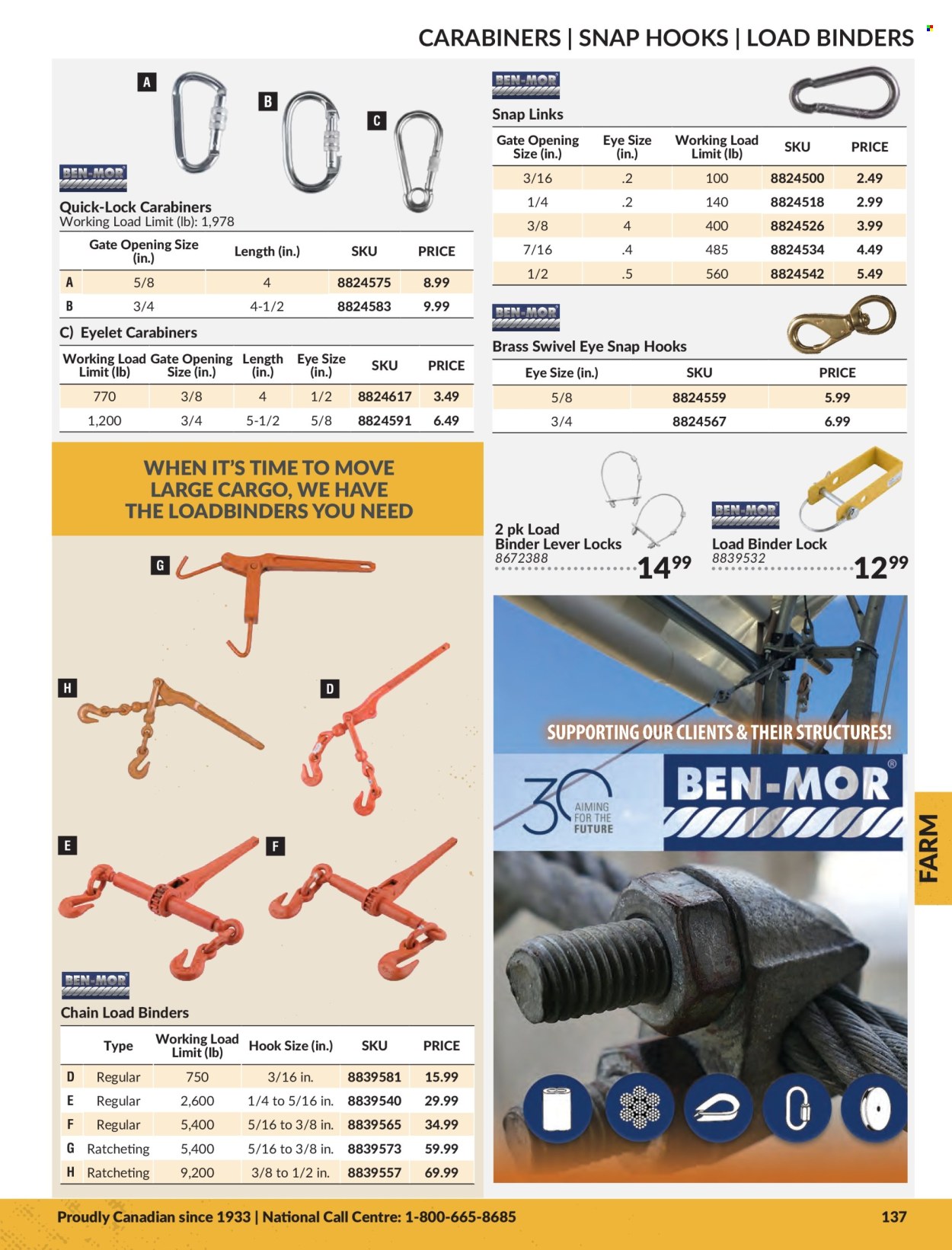 thumbnail - Princess Auto Flyer - Sales products - hook, snap hooks. Page 139.