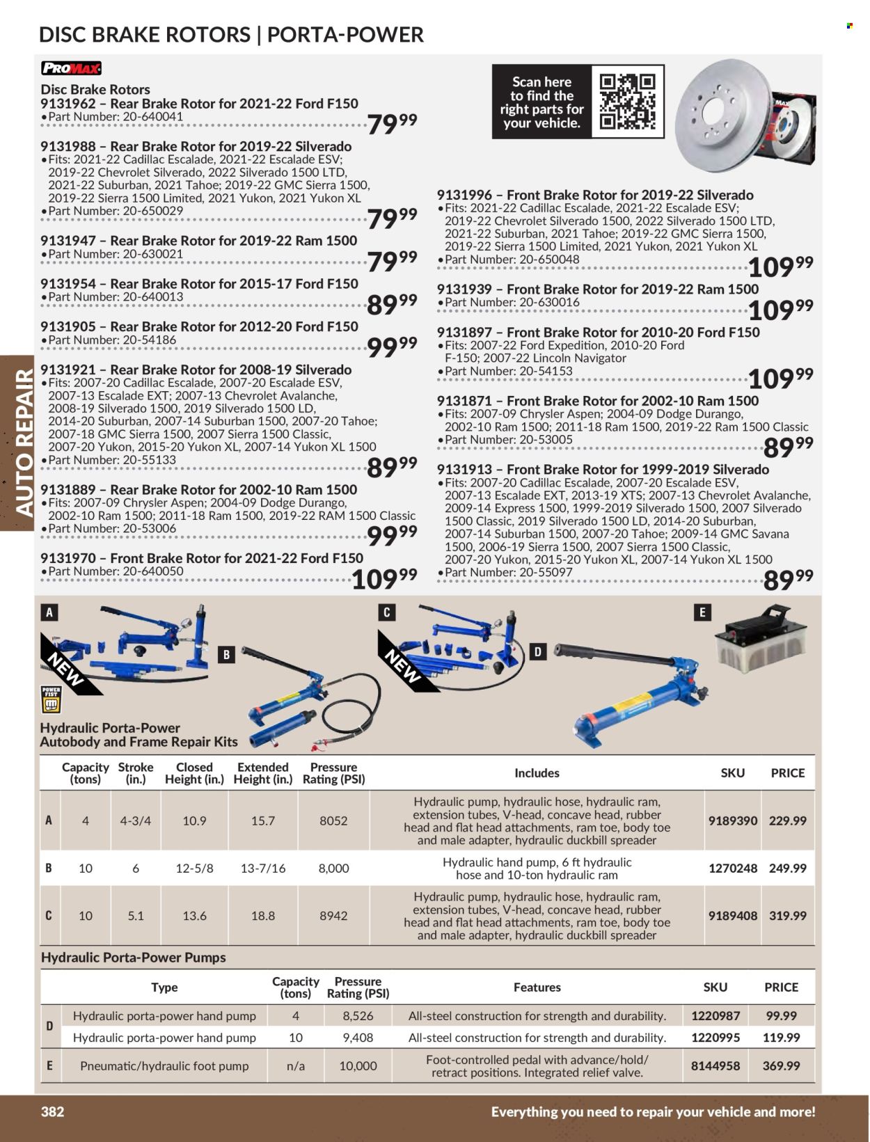 thumbnail - Princess Auto Flyer - Sales products - concave, spreader, brake rotors. Page 386.