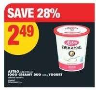 ASTRO / IÖGO CREAMY DUO Yogurt