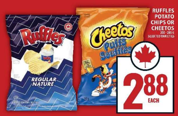 Ruffles Potato Chips or Cheetos
