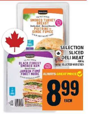 SELECTION SLICED DELI MEAT