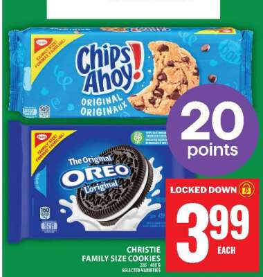 CHRISTIE FAMILY SIZE COOKIES