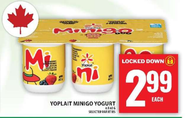 YOPLAIT MINIGO YOGURT