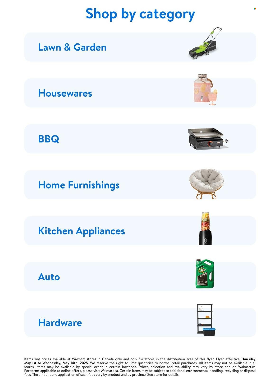 Walmart flyer - May 01, 2025 - May 14, 2025. Page 1