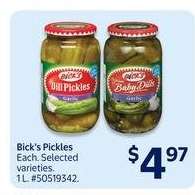 BICK’S PICKLES