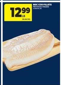 MSC Cod Fillets