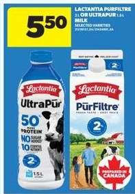 Lactantia PurFiltre or UltraPur Milk