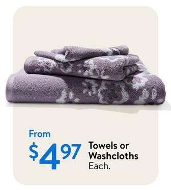 Towels or Washcloths