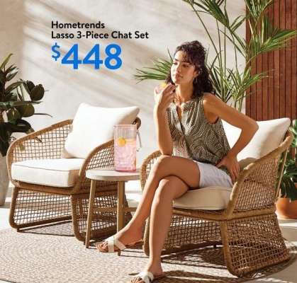 Hometrends Lasso 3-Piece Chat Set