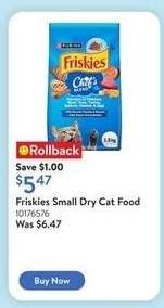 Friskies Small Dry Cat Food