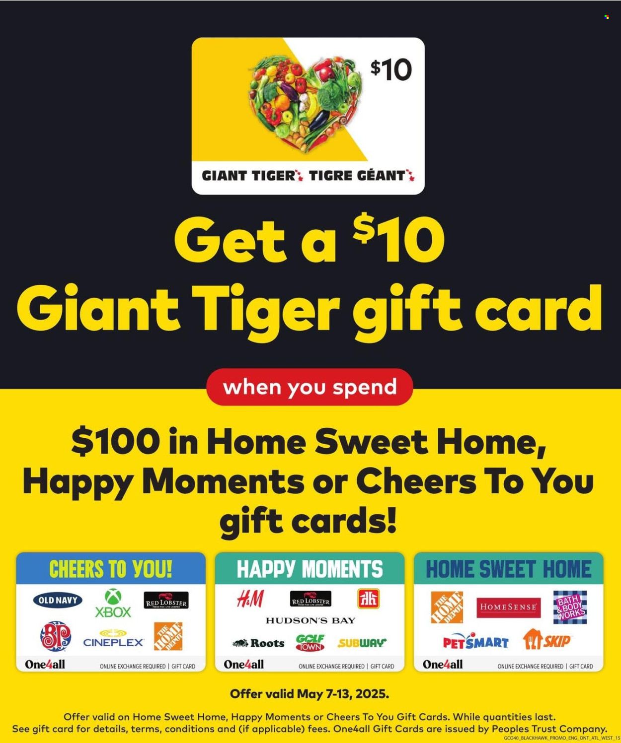 Giant Tiger flyer - May 07, 2025 - May 13, 2025. Page 1