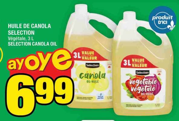 HUILE DE CANOLA SELECTION