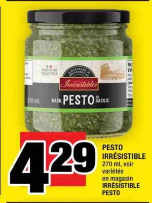 PESTO IRRÉSISTIBLE