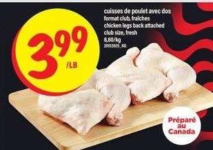 CUISSES DE POULET AVEC DOS