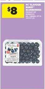 PC Flavour Burst Blueberries