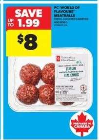 PC World of Flavours Meatballs