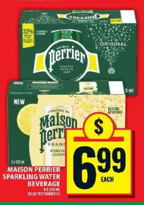 MAISON PERRIER Sparkling Water Beverage