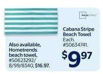 Cabana Stripe Beach Towel