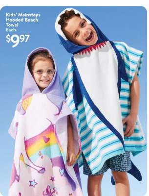 Kids' Mainstays Hooded Beach Towel