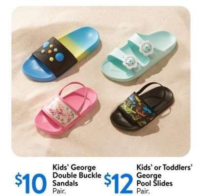 Kids’ George Double Buckle Sandals