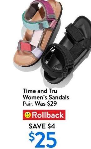 Time and Tru Women's Sandals