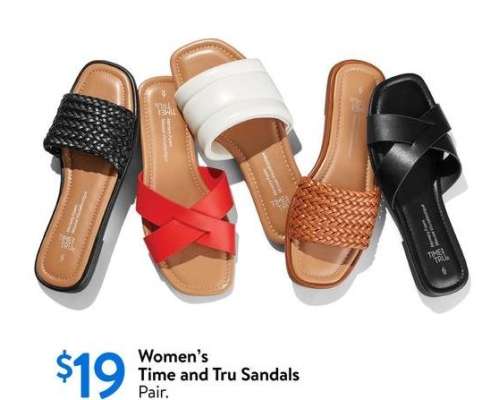 Women's Time and Tru Sandals
