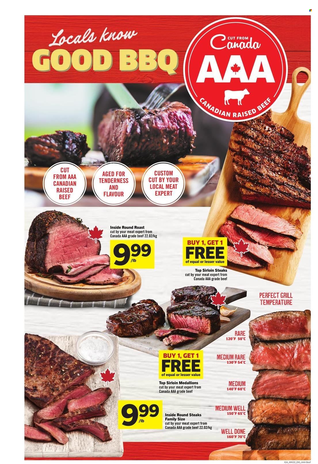 IGA flyer - May 08, 2025 - May 14, 2025. Page 1
