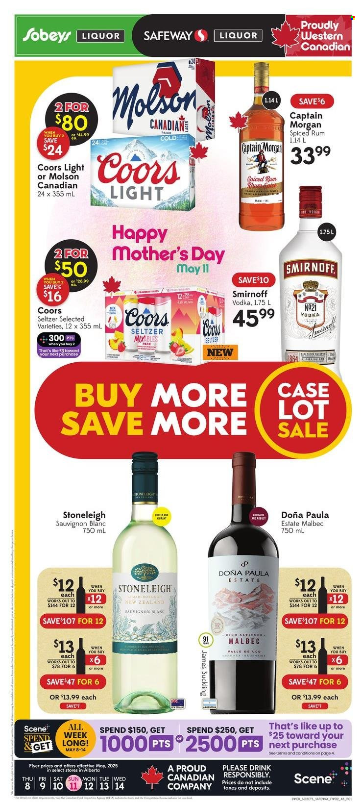 Sobeys Liquor flyer - May 08, 2025 - May 14, 2025. Page 1