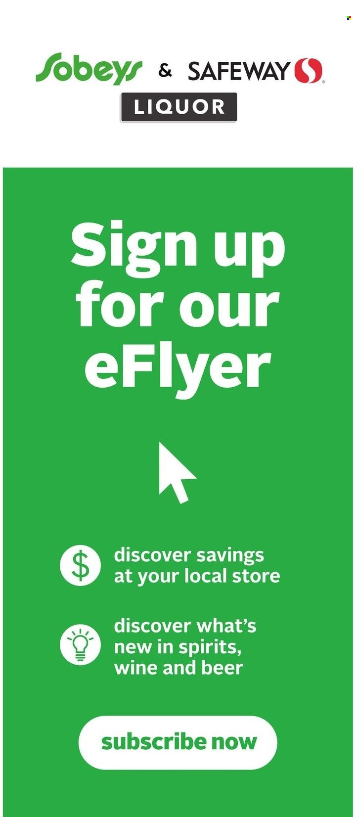 Sobeys Liquor flyer - May 08, 2025 - May 14, 2025. Page 1