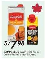 Campbell's Broth or Concentrated Broth