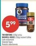 MAXWELL HOUSE (150g) Instant Coffee