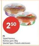 PC TOPPED HUMMUS
