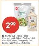PC BREAD & BUTTER Sliced Pickles
