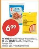 NO NAME Stringable / Fromage effilochable (168), PC or No Name Shredded (320g) Cheese