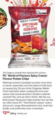 PC® World of Flavours Spicy Caesar Flavour Potato Chips