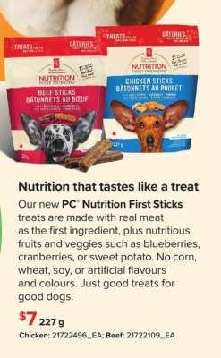 PC Nutrition First Sticks