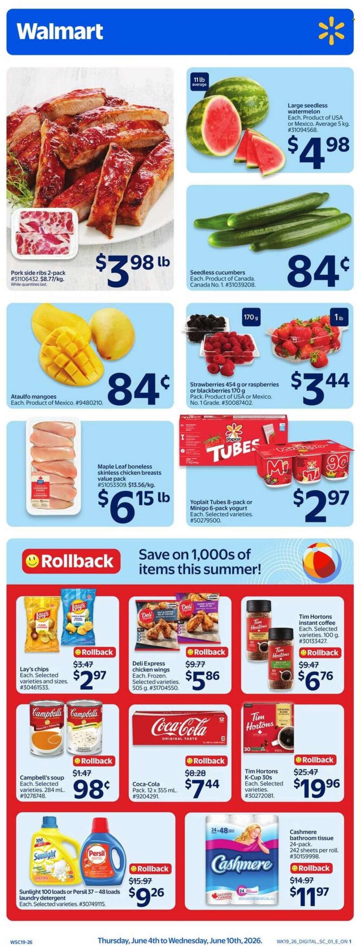 Walmart flyer - June 04, 2026 - June 10, 2026. Page 1