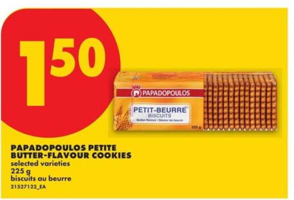 PAPADOPOULOS PETITE BUTTER-FLAVOUR COOKIES