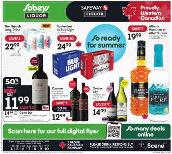 Sobeys Liquor Flyer - June 04, 2026 - June 10, 2026.