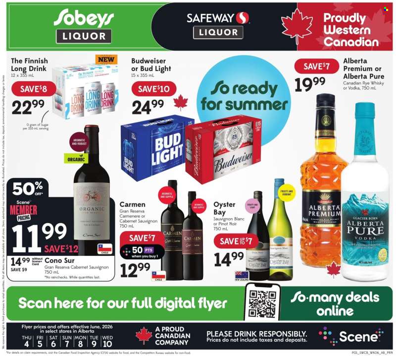 Sobeys Liquor Flyer - June 04, 2026 - June 10, 2026.