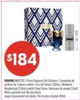 RABANNE INVICTUS 3-Piece Fragrance Set