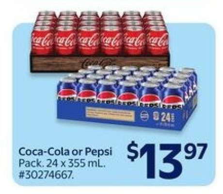 Coca-Cola or Pepsi Pack