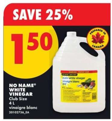 NO NAME WHITE VINEGAR