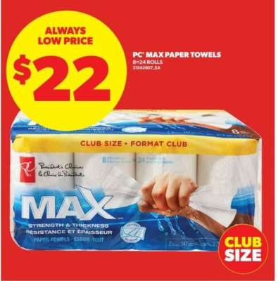 PC MAX PAPER TOWELS