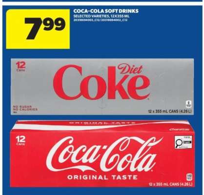 COCA-COLA SOFT DRINKS