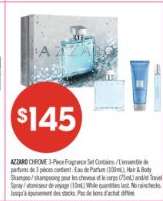 AZZARO CHROME 3-Piece Fragrance Set