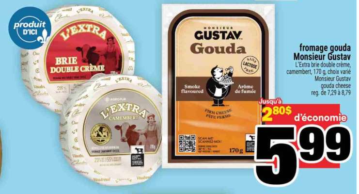 fromage gouda Monsieur Gustav