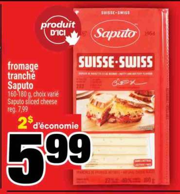 FROMAGE TRANCHÉ SAPUTO